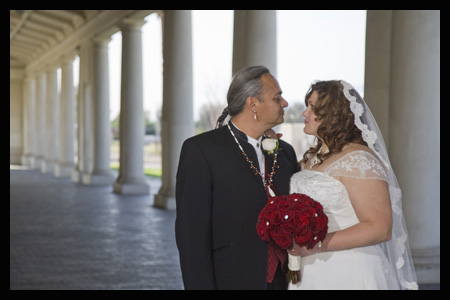 Sarah and Eric at Train Station